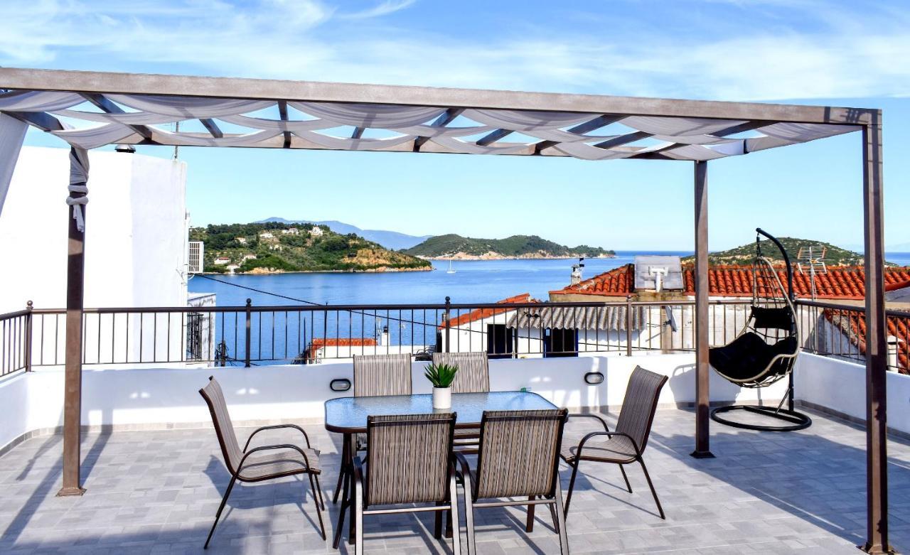 La Maison Plakes Rooftop Apt Skiathos Town Ngoại thất bức ảnh