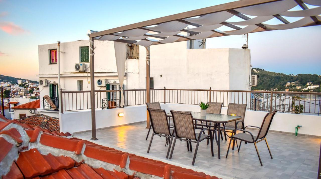 La Maison Plakes Rooftop Apt Skiathos Town Ngoại thất bức ảnh
