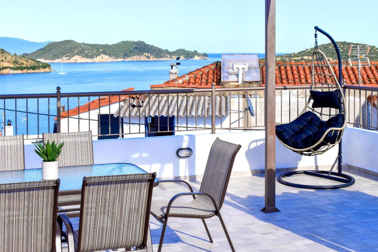 La Maison Plakes Rooftop Apt Skiathos Town Ngoại thất bức ảnh