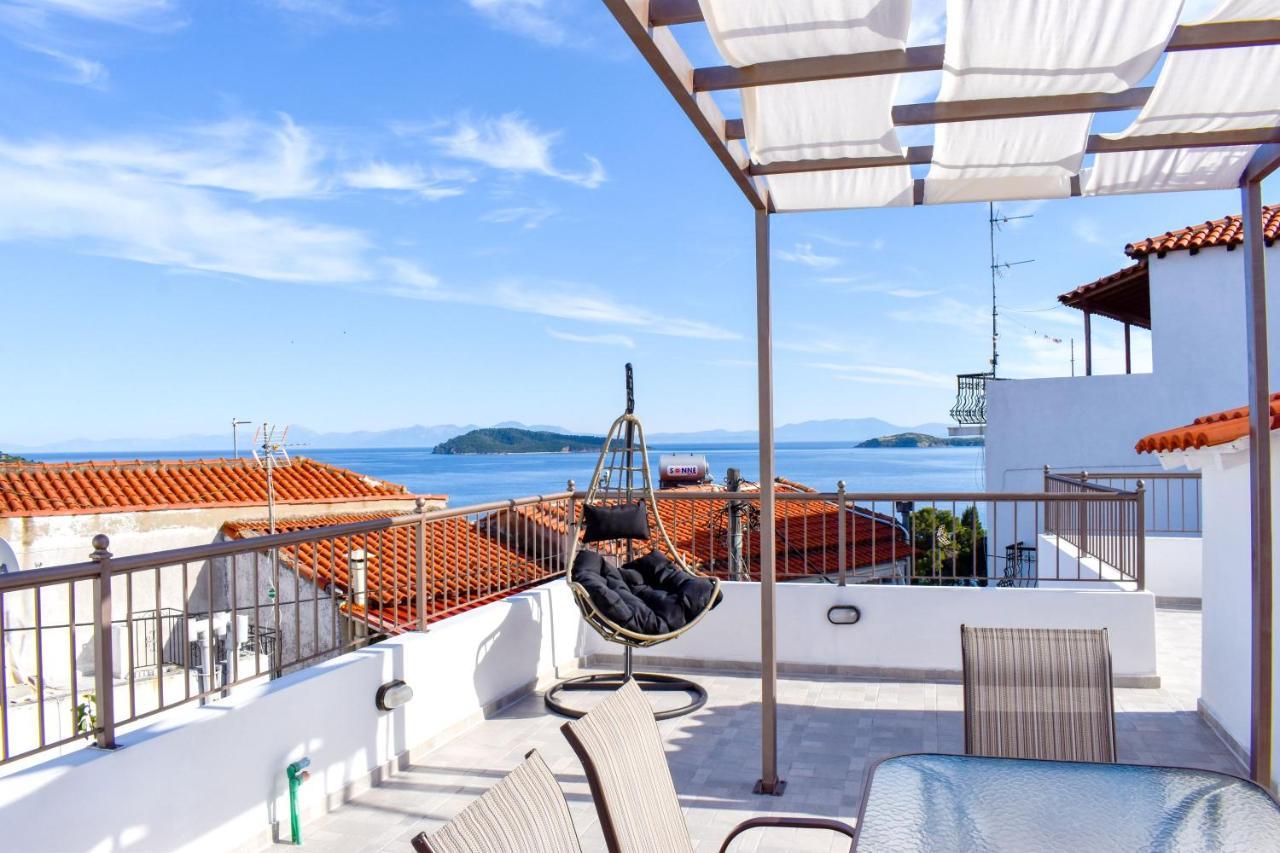 La Maison Plakes Rooftop Apt Skiathos Town Ngoại thất bức ảnh